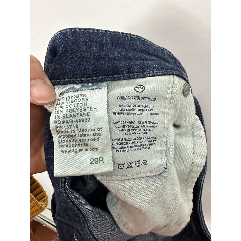 AG Adriano Goldschmied Jeans Women's Size 29R The Farrah Skinny Ankle High Rise - Picture 5 of 7